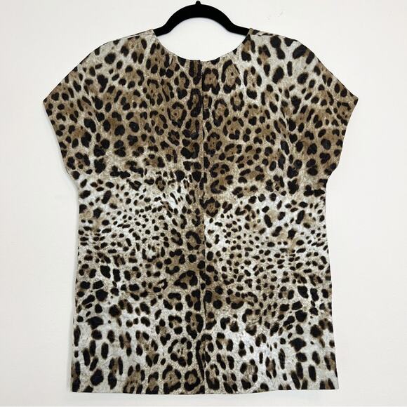 Dolce & Gabbana Y2K Leopard Animal Print Top Size 44 - Picture 2 of 10